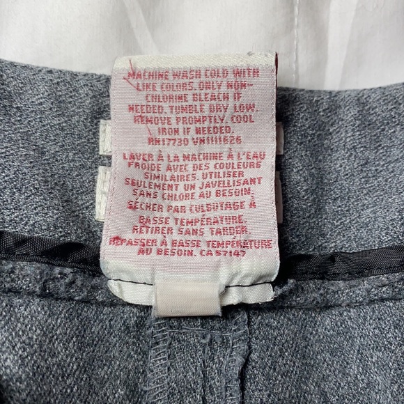 Merona stretch heathered grey crop work pants 16 - Picture 5 of 5